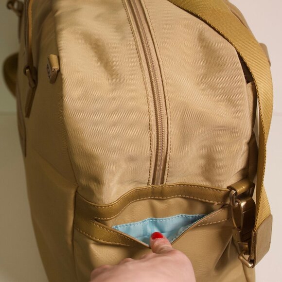 Tumi Ballistic Nylon w/ Leather Trim Tote 16" - Picture 2 of 7